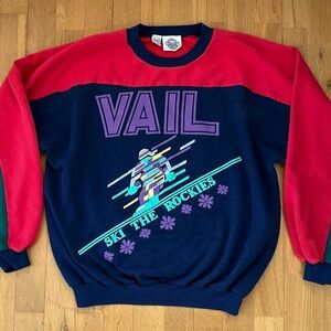 1986 Vintage VAIL Sweatshirt M L